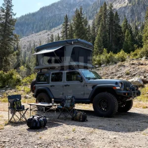 Large Inner Space Lightweight Roof Top Tent ABS Hard Shell Waterproof Outdoor Camper 4×4 Offroad Car 4 Person Rooftop Tent