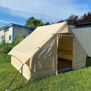 Large Luxury PVC Cotton Tent for Family 4 6 Persons Easy Setup High Quality Waterproof Air Glamping Inflatable Camping Tent