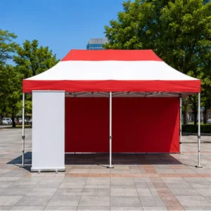 Large Luxury Waterproof Oxford Fabric Trade Show Tent Aluminum Frame Fire Retardant for Exhibitions Tradeshow Giveaways