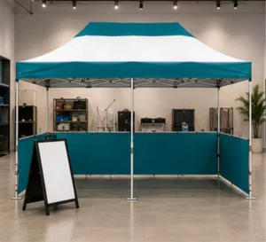 Large Luxury Waterproof Oxford Fabric Trade Show Tent Aluminum Frame Fire Retardant for Exhibitions Tradeshow Giveaways