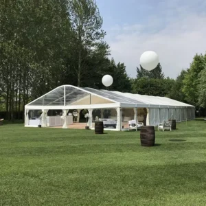 Large Marquee Outdoor Sailcloth Party Tent for Event Pole Tent Stretch Wedding Tent for 100 People