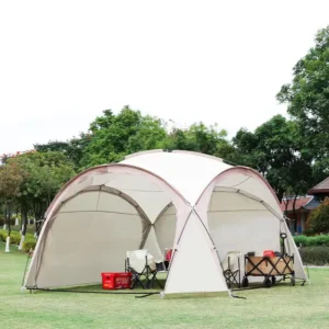 Large Multi-Person Dome Tent Canopy for Outdoor Camping, Windproof Rainproof Folding
