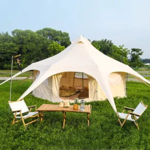 Large Octagonal Top Mongolian Yurt Four season One Bedroom Commercial Camping Tent Shelter Outdoor Resorts Campsites Ecotourism