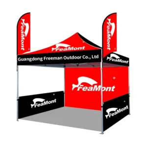 Large Outdoor Advertising Tent with Steel Frame and PVC Cover Custom Logo Printing for Trade Shows and Markets
