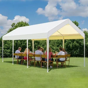 Large Outdoor Canopy Tent Heavy-Duty Sunshade Rain Shelter Vendor Booth Car Parking Tent