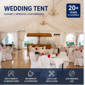 Large Outdoor Clear Permanent Outdoor Marquee Tent Luxury Concert Marquee Event Tents
