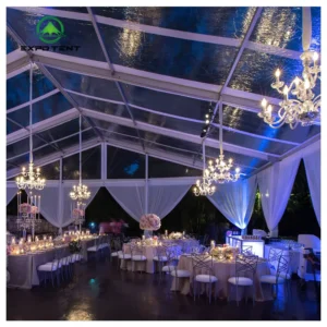 Large Outdoor Clear Roof Transparent Party Wedding Marquee Tent Hall for Events