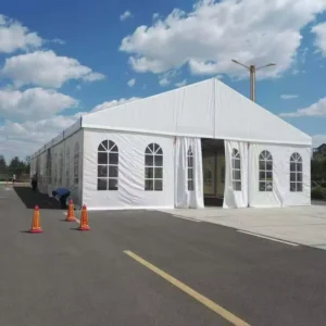 Large Outdoor Event Marquee Tent with Soft PVC ABS Walls Rockwool Insulation Panel Aluminum Tent for Church Business Exhibition