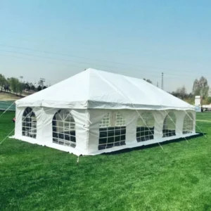 Large Outdoor Event Tent Waterproof Gazebo Steel Frame Party Wedding Reception Festival Camping Single 20 50