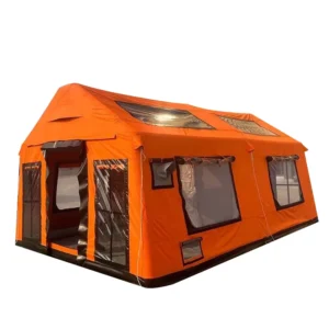 Large Outdoor Family Tent for Camping Waterproof Cotton With Air Cotton Glamping Inflatable Feature
