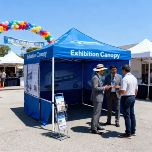 Large Outdoor Folding Tent for Parties and Trade Shows, Custom Printed