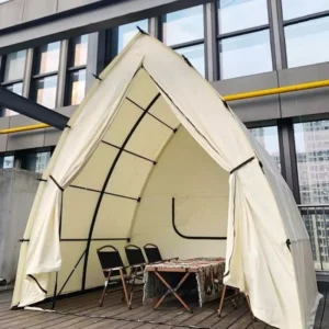 Large Outdoor Glamping Waterproof Luxury Sailing Hotel Vacation Resort Boat Shaped Tent for Hotels and Campsites