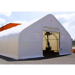 Large Outdoor Industrial Temporary Storage Shelter Wind Resistant Steel Frame PVC Cover Roof Waterproof Warehouse Tent