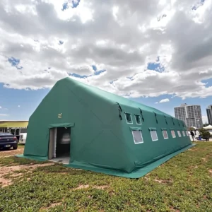 Large Outdoor Inflatable Tent Multifunctional Shelter Field Canteen Temporary Refugee Shelter Tent