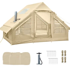 Large Outdoor Inflatable Tent Oxford Fabric Air Tent for Glamping Camping Portable House like Carpas for Outdoor Activities