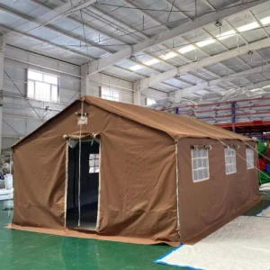 Large PVC Frame Portable Warehouse Tent, >3000mm Waterproof, for Construction Storage