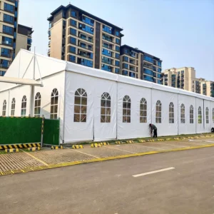 Large PVC German-Style Outdoor Marquee Tent for Weddings, Parties, Events, and Storage Warehouses