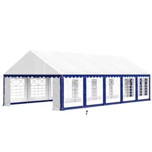 Large Party Tent Commercial Wedding Event Shelter Outdoor Canopy Gazebo Removable Sides Carport Patio Tent