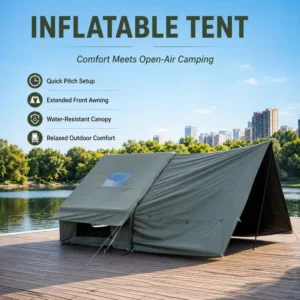 Large Size Outdoor Tent Windproof Durable 4-8 People Inflatable House Inflatable Tent Roof Tent