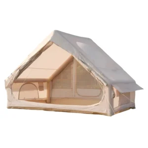 Large Skylight Double Door One-Bedroom Inflatable Air Tent, Waterproof Four-Season Lightweight Camping Hiking Outdoor