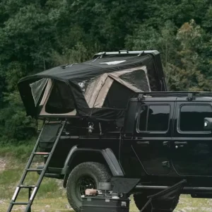 Large-Space Aluminum SUV Hard-Shell Waterproof Family Camping Rooftop Tent