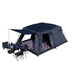 Large-Space Camping Tent for 5-8 People, Thickened Waterproof Windproof Portable Family Tent