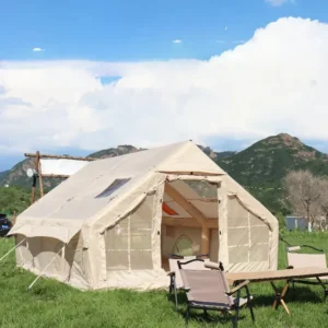 Large Space Inflatable Family Camping Tent Four Season Quick Automatic Opening One Bedroom Premium Camping Equipment >3000mm