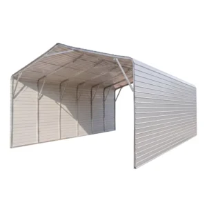 Large Space Metal Carport Snow Load Resistant Shelter for Multiple Cars