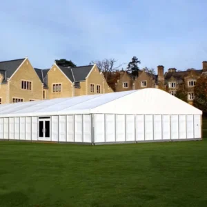Large Space Outdoor Tent Windproof Industrial Storage Tent Heavy Duty Sandwich Panel Rolling Door Warehouse Tent