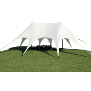 Large Span 8.8m Wide Oxford Fabric Tent Galvanized Steel Frame Customizable Length for Outdoor Events