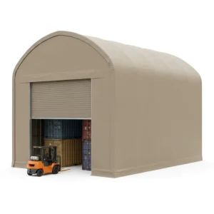 Large-Span Industrial Tension Fabric Building for Warehouse Mining Ore Storage Steel Frame PVC Membrane