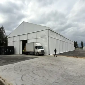 Large-Span Industrial Warehouse Tent Wind-Resistant Temporary Cargo Storage