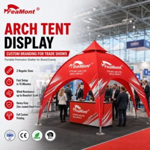 Large Spider Arch Dome Marquee Tent for Concerts and Outdoor Mass Events