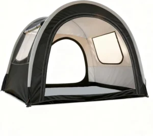 Large Standing-Room Camping Tent with High Ceiling and Ventilation Windows for Outdoor Shelter