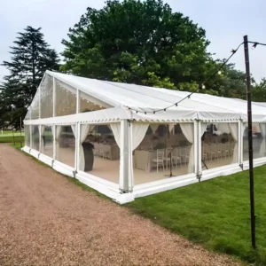 Large Transparent Aluminum Alloy Frame Waterproof UV Resistant Eco Friendly Outdoor Pagoda Tent for Weddings Parties Celebrations