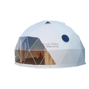 Large Transparent Star Hotel Igloo Geodesic Dome Tent with PVC Coating, Four-Season Waterproof Design