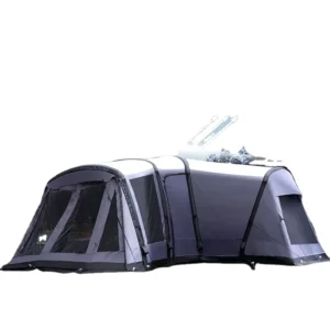 Large Two Bedroom One Living Room T Shape Double Layer Four Seasons Folding Quick-Opening Camping Tent 3000mm