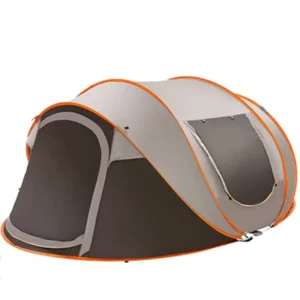 Large Waterproof Family Camping Pop-Up Tent for 3-4 or 5-8 Persons, Strutless