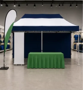 Large Waterproof Oxford Fabric Trade Show Tent Aluminum Frame Fire Retardant for Exhibitions