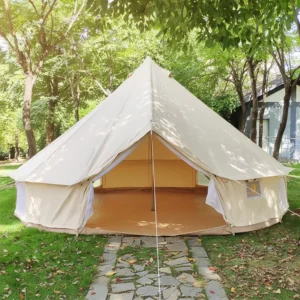 Large Waterproof Pyramid Tent for Camping 5-6 Person Windproof Pyramid Tent Outdoor Family Pyramid Tent