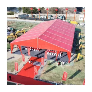 Large White Heavy Duty Outdoor Trade Show Tent, 50-1000 Person Capacity, for Weddings, Events, and Storage