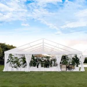 Large White Oxford Four Season Waterproof A Frame Wedding Party Tent for 200 800 Person Church Events Outdoor Use