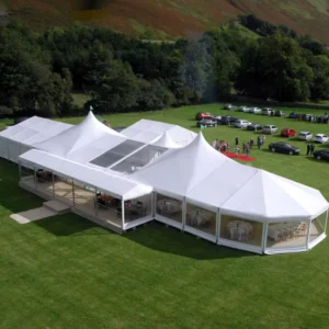 Large White Wedding Party 500 People Combination Marquee Church Tent for Outdoor Event