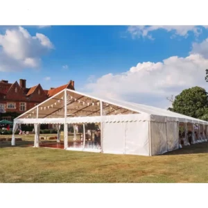Larger Outdoor Permanent Event Wedding Tents With Shade for 300 People Events Water Proof 20X20 Wedding Tent