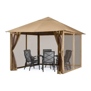 Lawn Garden Backyard Outside Party Picnic Deck 10×10 FT Outdoor Patio Gazebo Canopy