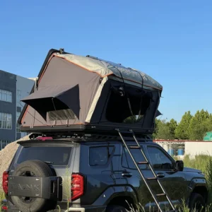 Light Weight Aluminum Hardshell Oxford Fabric Double Layer Rooftop Tent Car SUV Pickup Truck Four Season Waterproof Windproof UV