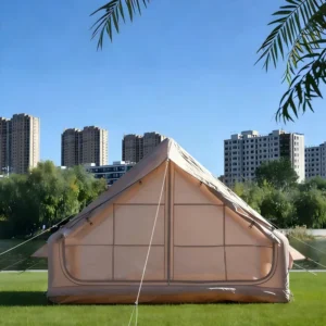Light Weighting 300D Oxford Fabric Waterproof Inflatable One Bedroom Four-season Camping Tent Outdoor Single Door