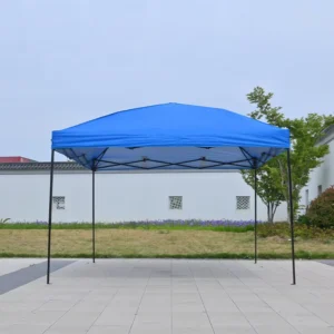 Lightweight 10×10 Folding Beach Shelter Canopy Tent with Strong Frame and UV Protection for Hiking and Camping