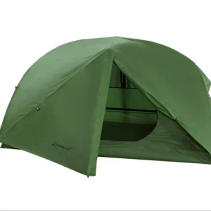 Lightweight 2-Person 3-Season Double-Layer Oxford Camping Tent Freestanding Footprint Included for Hiking and Biking