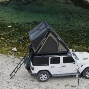 Lightweight 2-Person Triangular Car Rooftop Tent for Off-Road 4×4 Camping